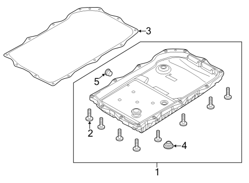 2022 Jeep Grand Cherokee Transmission Components Diagram 1