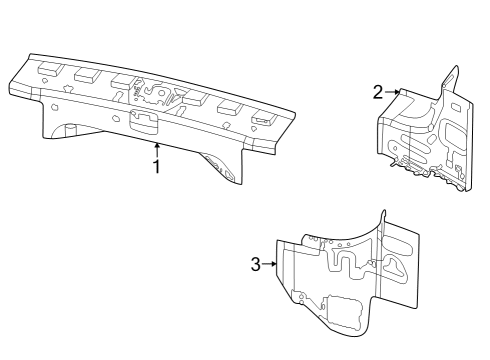 2022 Jeep Grand Cherokee Rear Body Diagram