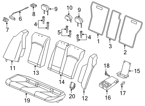 Handle-Seat Release Diagram for 68358786AA