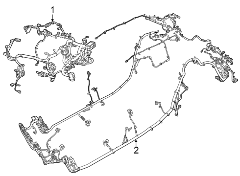 2024 Dodge Hornet WIRING-ENGINE Diagram for 68417509AD