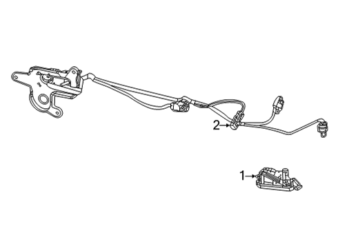 2022 Jeep Grand Cherokee L License Lamps Diagram