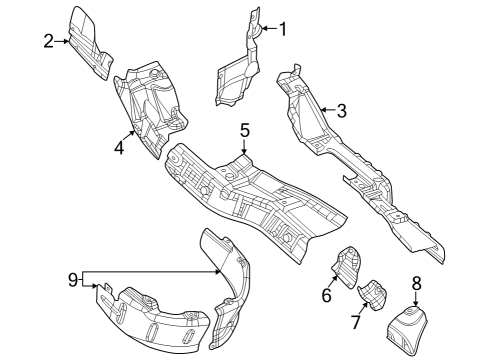 2023 Dodge Durango Heat Shields Diagram 2