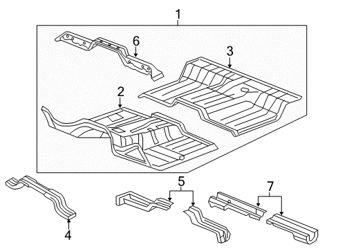 2023 Ram 1500 Classic Floor Diagram 3