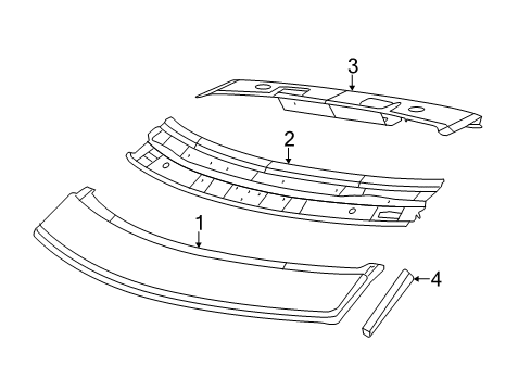 Molding-Roof Diagram for 5SF11TZZAA