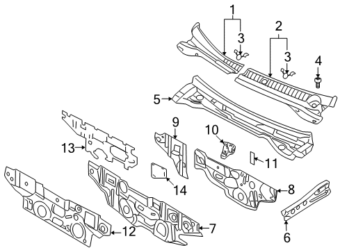 REINFMNT-Dash Panel Diagram for MR566805