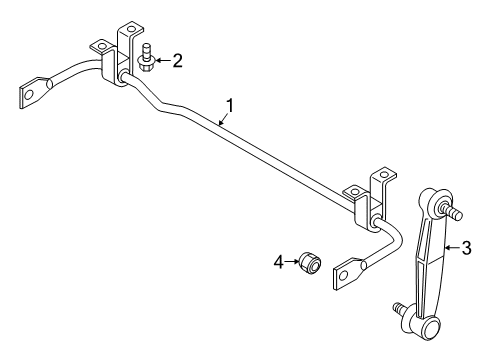 2022 Jeep Renegade Rear Suspension, Stabilizer Bar, Suspension Components Diagram 2