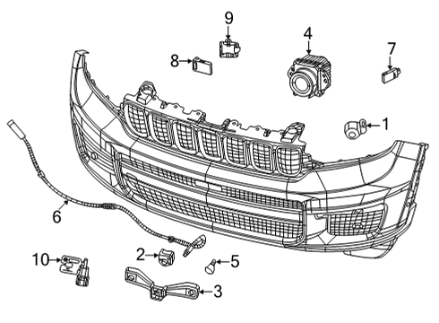 2022 Jeep Grand Cherokee L Automatic Temperature Controls Diagram 3