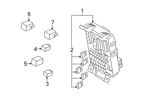 FLASHER M-FLASHER Module-Turn Signal Diagram for 9555039000