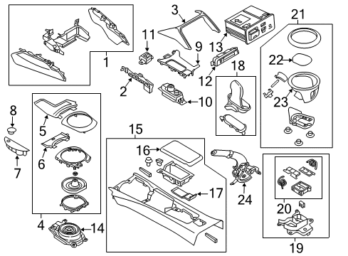 Bezel-SHIFTER Diagram for 6GE43U0DAA