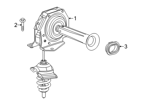 2022 Jeep Gladiator Spare Tire Carrier Diagram