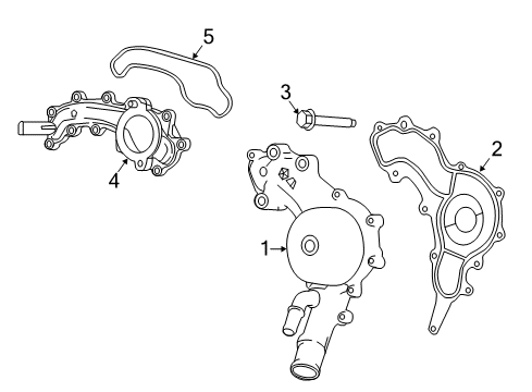 2022 Chrysler Voyager Water Pump Diagram