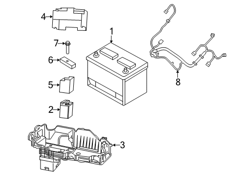 2022 Jeep Wrangler Battery, Cooling System Diagram 2