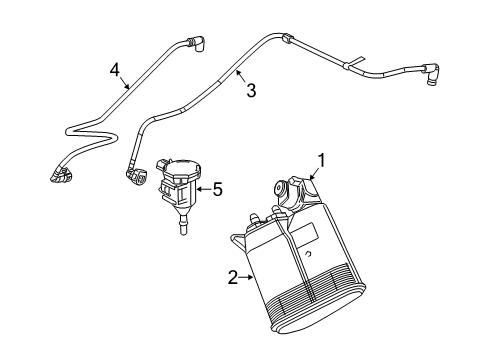2023 Dodge Durango Emission Components Diagram