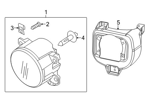 2022 Jeep Renegade Fog Lamps Diagram
