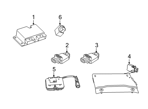 2023 Jeep Wrangler AIR BAG-FRONT SEAT Diagram for 68280931AD