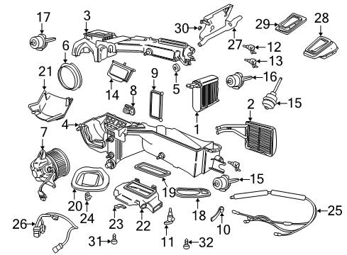 Housing. Lower. Heater Diagram for 4864948AB