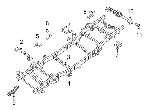 2023 Ram 1500 Classic Frame & Components Diagram 2