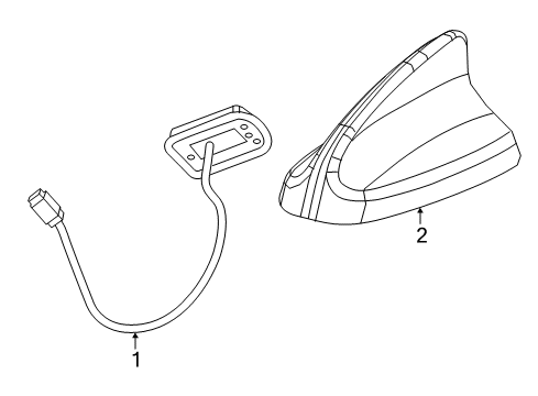 2022 Dodge Charger Antenna & Radio Diagram 3