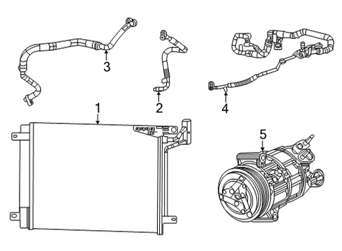 2022 Jeep Wrangler A/C Compressor Diagram 2