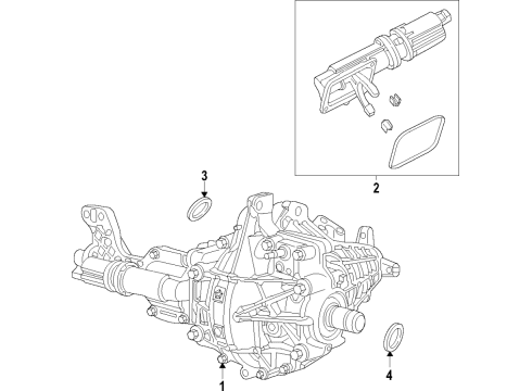 2023 Ram 1500 Front Axle, Differential, Drive Axles, Propeller Shaft Diagram