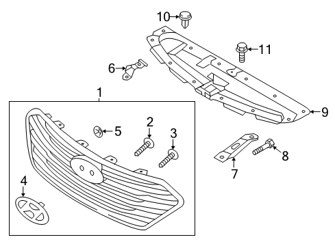 Nut-Nut Diagram for 8665517000