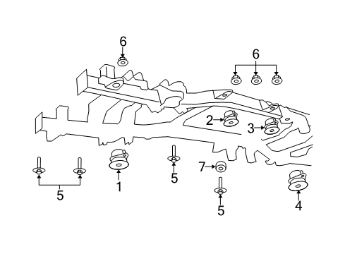 2023 Ram 1500 Classic Frame & Components Diagram 3