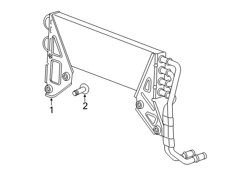 2022 Ram 2500 Power Steering Oil Cooler Diagram 1