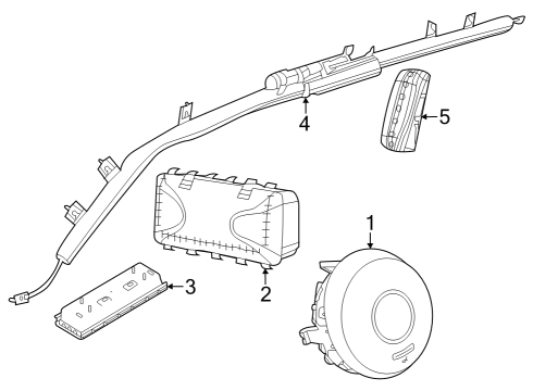 2023 Dodge Hornet SENSOR-OCCUPANT DETECTION Diagram for 68624307AA