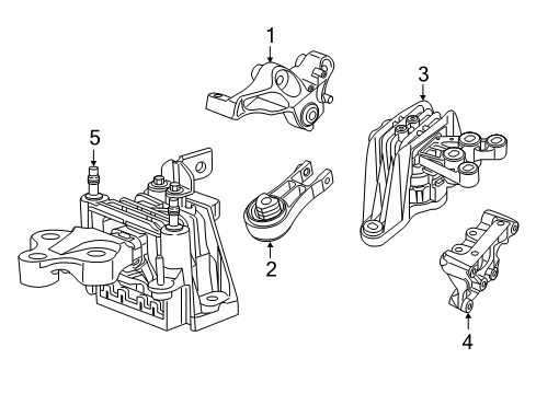 thumbnail image 2 of Mopar Performance 55157476AD Bracket - Genuine MOPAR Replacement Part 2 of 14
