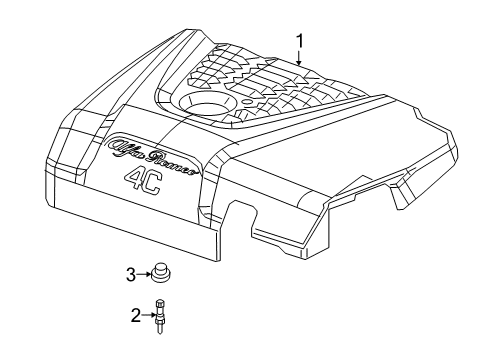 GROMMET-Engine Cover Diagram for 68238086AA