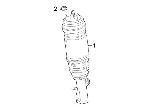 2023 Jeep Grand Cherokee L Struts & Components - Front Diagram 2
