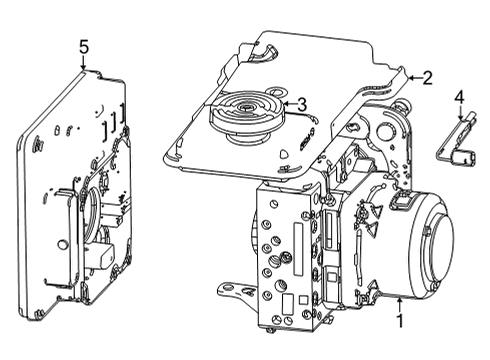 2022 Jeep Grand Wagoneer BRAKE MASTER CYLINDER Diagram for 68550917AA