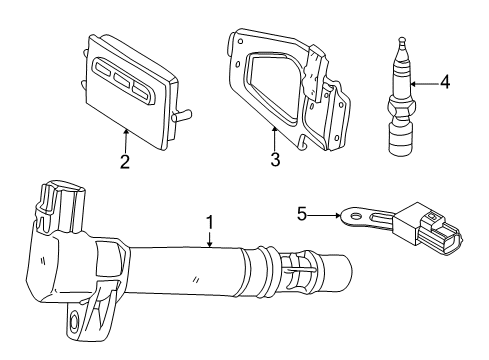 Powertrain Control Module Diagram for R6044684AI