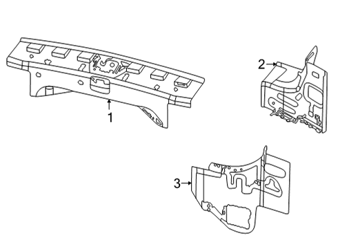 2022 Jeep Grand Cherokee L Rear Body Diagram