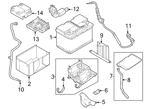 2024 Dodge Hornet SENSOR-BATTERY Diagram for 68618751AA