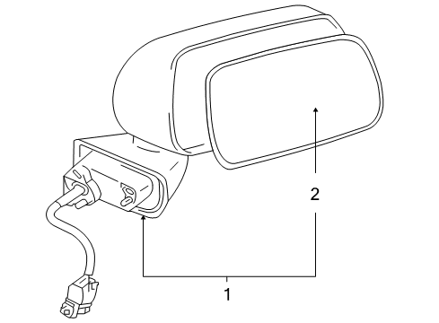 Mirror-Door Diagram for MR655210