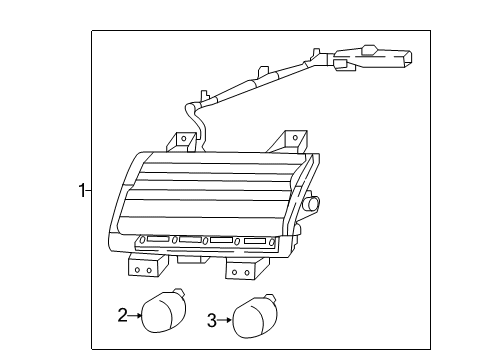 2022 Jeep Gladiator Park & Signal Lamps Diagram 1