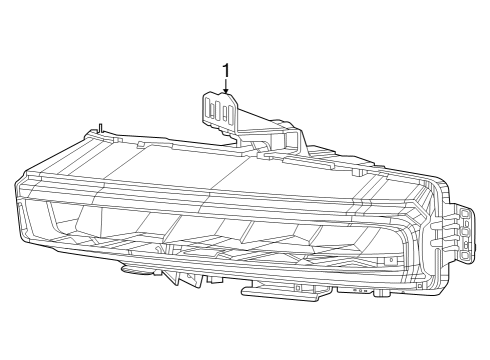 2023 Jeep Grand Cherokee Fog Lamps Diagram 1