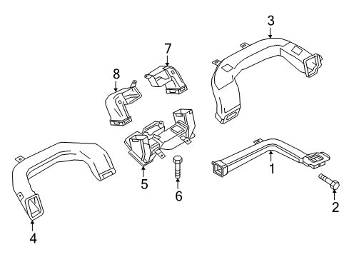 2022 Jeep Renegade Ducts Diagram