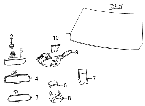 2022 Ram 1500 Wipers Diagram 1