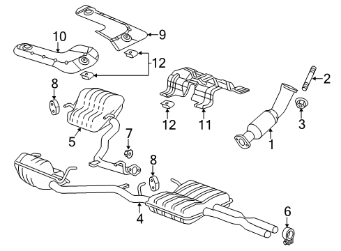 2022 Dodge Charger Exhaust Components Diagram 5