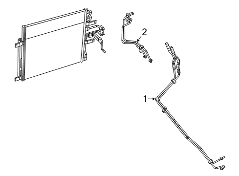 2022 Ram 1500 Classic Trans Oil Cooler Lines Diagram 1