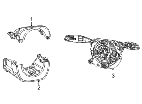 2023 Jeep Grand Cherokee L Switches Diagram 2