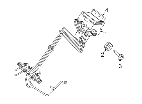 2022 Ram 1500 Classic ABS Components Diagram