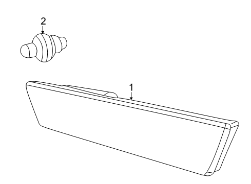 2021 Dodge Challenger Side Marker Lamps Diagram 2