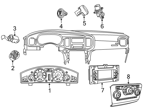 2022 Dodge Charger Automatic Temperature Controls Diagram 2