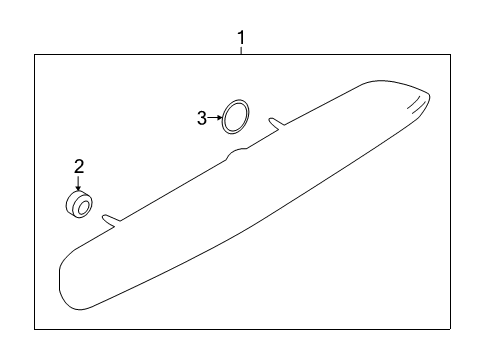 2022 Jeep Renegade High Mount Lamps Diagram