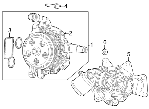 2023 Jeep Grand Wagoneer L Water Pump Diagram