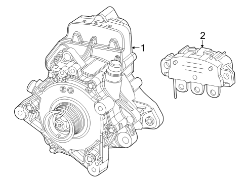 2024 Jeep Grand Cherokee Generator & Regulator Diagram