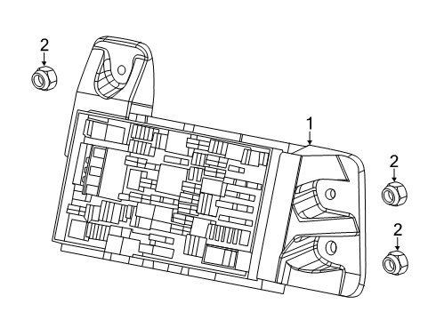 2023 Ram 1500 Fuse & Relay Diagram 1